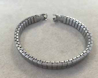 8-10mm Stainless Steel Ring End Expansion Stretch Watch Replacement Band