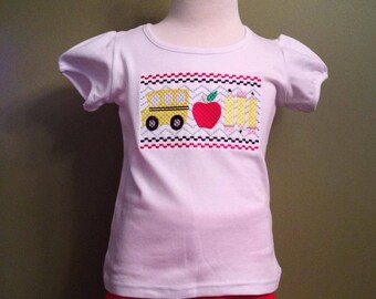 girls smocked shirt
