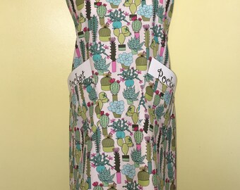 Succulents 2-Pocket Apron
