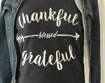 thankful grateful blessed