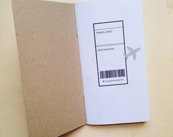 Travel Planner Insert - Traveler's Notebook (Regular Size)