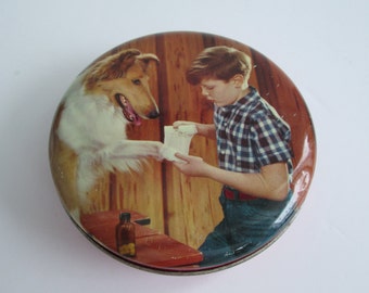 Vintage Tin Box/Confectionnary Tin Box/Harry Vincent/England