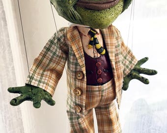Made to Order - Mr. Toad Marionette, Wind in the Willows Character