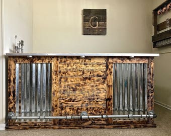 Rustic Industrial Bar