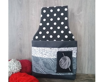 Yarn bag, knitting or crochet project bag