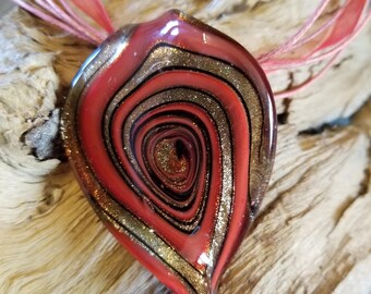 Phoenix Rising: Glass Pendant