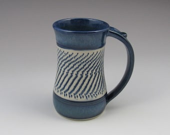 Handmade Stoneware Mug with Chattermarks