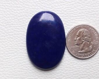 40x27x6 mm, AAA+++ Natural Lapis Gemstone Cabochon Oval Gemstone Cabochon Special Quality High Quality KGN81167