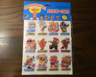 1986 Garbage Pail Kids Puffy Stickers Stick-Ons In Original Packaging GPK