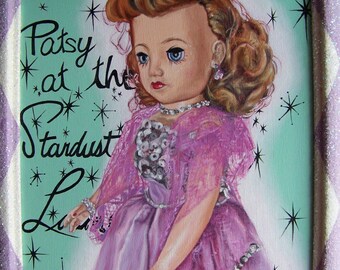 Patsy at the Stardust Lounge Oil Painting