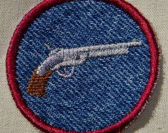 Steam Punk Revolver Patch / Merit Badge