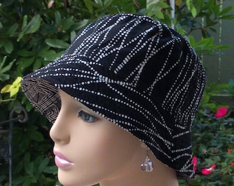 Chemo Hat Cancer Cap Bucket Hat Chemo Headwear Cotton Hat for Hair Loss Reversible Medium