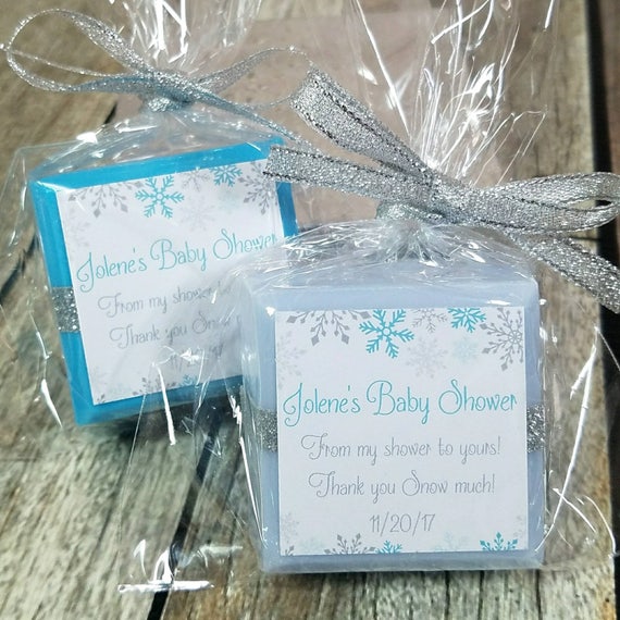 snowflake baby shower favors winter wonderland baby shower