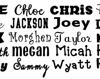 Name Decal