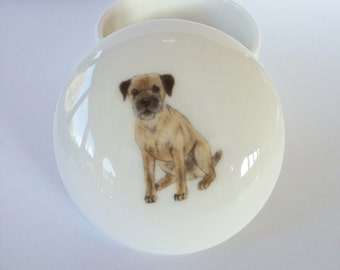 Border Terrier Trinket Box