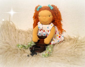 FREE SHIPPING! Waldorf doll, waldorf inspired doll, steiner doll, doll waldorf, cloth doll, fabric doll, cuddle doll, handmade