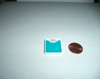 1:12 scale Dollhouse Miniature realistic blue bath scale