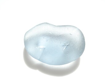 Collectors Seaglass - Grey Blue - Aug08 - from Seaham beach, UK