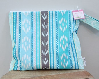 Wet Bag wetbag Diaper Bag ICKY Bag wet proof turquoise aztec gym swim cloth diaper accessories zipper gift newborn baby child kids summer