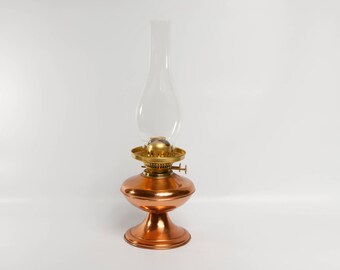 Copper oil lamp, kerosene lamp, paraffin lamp, copper kerosene lamp, Aladdin lamp, vintage oil lamp, copper lamp, old oil lamp, primitive