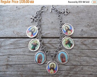 ON SALE Charm bracelet made in sterling silver