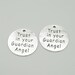 10pcs 22mm Antique Silver Trust In Your Guardian Angel Charm Pendants ML1449
