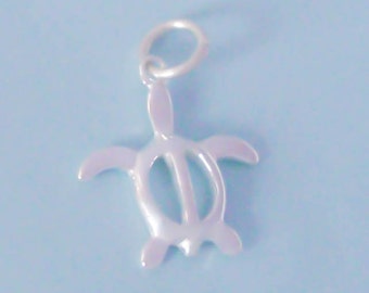 Sterling Silver Sea Turtle Charm / Pendant