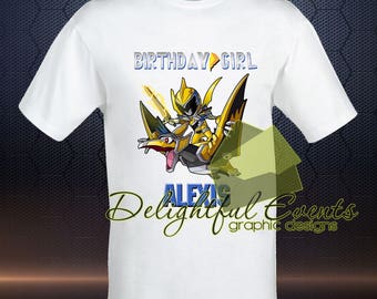 power ranger dino charge birthday shirt