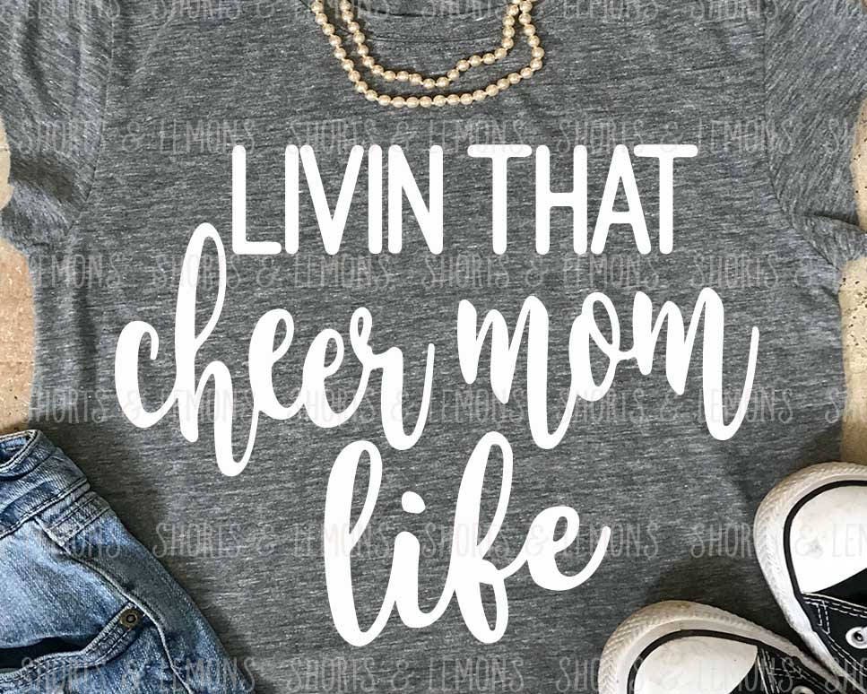 Download Cheer mom svg Livin that cheer mom Life svg cheer svg cheer