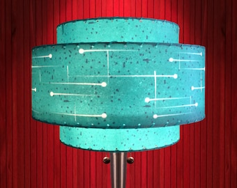 Mid Century Modern Style Fiberglass Lamp Shade Atomic Lighting 3T-72.0