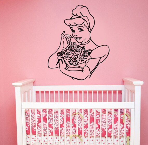 Cinderella Wall Decal Vinyl Sticker Disney Princess Art