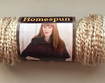 Lion Brand Homespun Yarn PEARLS - New - 80% Full Skein - 2.50 - #5 Bulky - Crochet - Knit