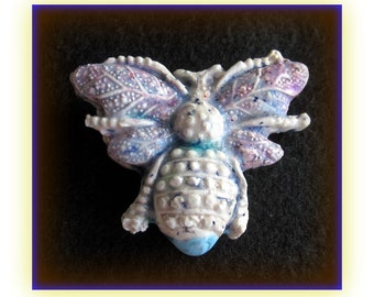 one of a kind bead supply -Focal Bead, Handmade Bead, Ceramic Bead, bug bead supply - #18