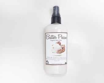 Butter Pecan Body Mist - 3 Types Body Mist, Shimmering Body Spray - Spray Mist - Perfumed Spray - 4.7 oz