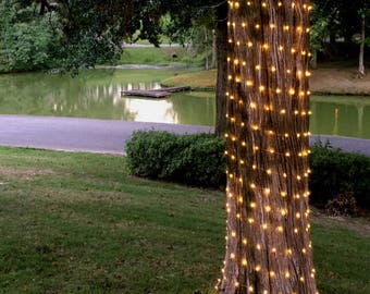 Up to 300 feet! Extra Long Fairy Lights - 300 to 900 lights. Home decor outdoor lighting. Wedding aisle lights or perimeter lights.