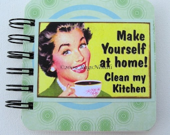 Retro - Make yourself at home - Post It Note Holder Planner