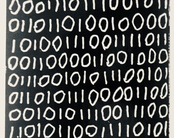 Hand-made Binary Painting