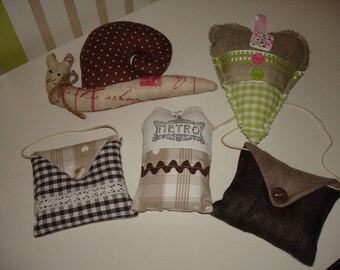 set of hanging decorations
