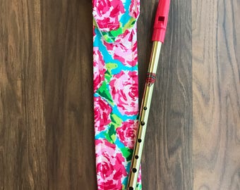 Tin Whistle Bag, Recorder Case, Irish Penny Whistle, Cover, Case, Fife, Custom, Instrument Pouch, Classical Conversations, CC, Music Gift