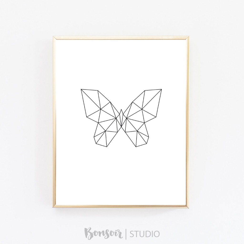 Butterfly Print Geometric Animal Animal Print Geometric