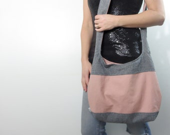 Color block purse hobo bag. Design your own large purse or small handbag, cross body bag or shoulder purse.