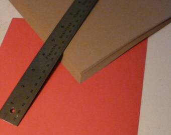 50 full sheets blank kraft cardstock 8.5 x 11 50 kraft sheets kraft paper etsy seller supplies card making DIY invitations wedding supplies