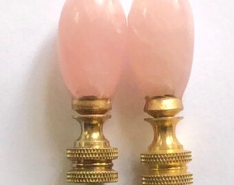 Vintage Rose Quartz Finial
