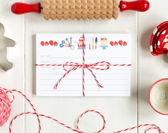Recipe Cards--Set of 20, from Scandinavian Gatherings