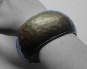 Vintage Brass Tone Large Cuff Bracelet