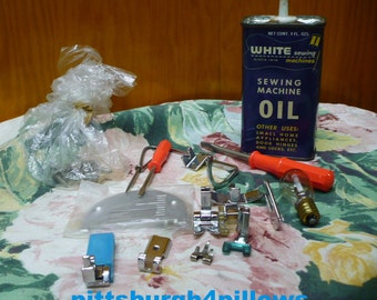 White- Sewing Machine Parts - Zig Zag - Plus Manual - Model 571 - Great Condition- Read Description