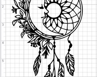 Free Free 264 Moon Dream Catcher Svg Free SVG PNG EPS DXF File