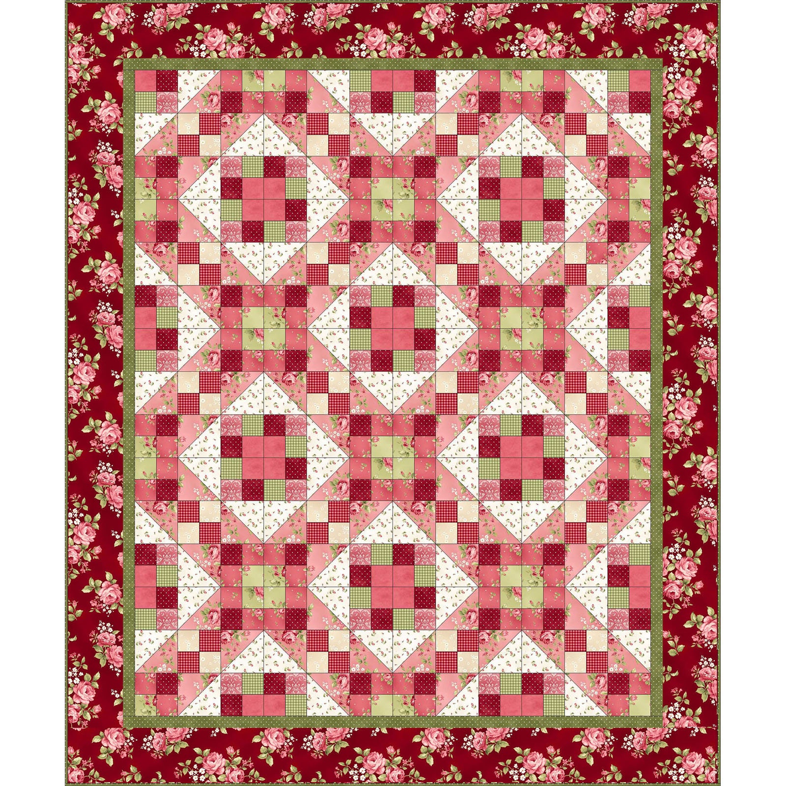FLANNEL Welcome Home 2 Quilt Kit Maywood Studio by