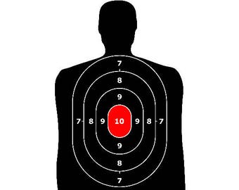 Official Gun Range Target Practice Poster Print 323 Home