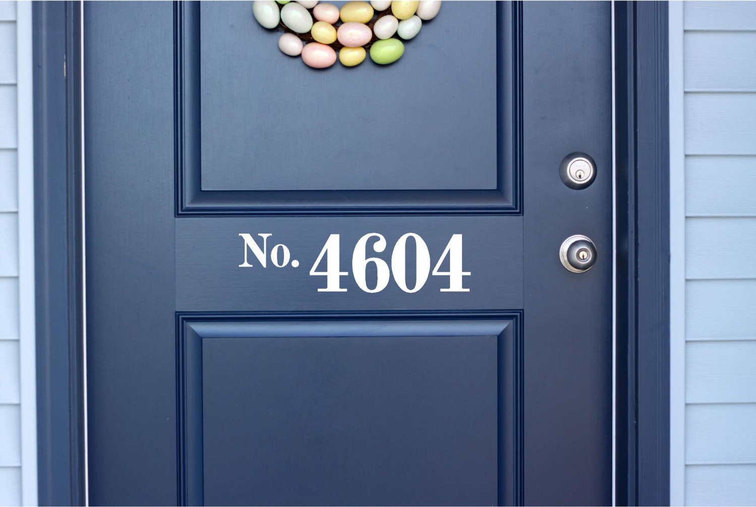 Custom House Number Vinyl Door Decal Front Door Decals Home